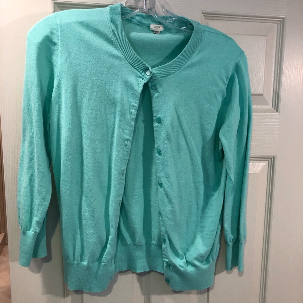 J. Crew Blue Cardigan